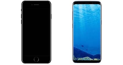 Der Galaxy S8 iPhone 7 Vergleich - Wer hat die Nase vorn?