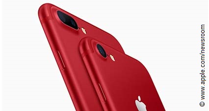 iPhone 7 in rot: Apples Smartphone für den guten Zweck