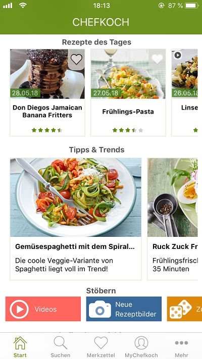 beste kostenlose kochapps